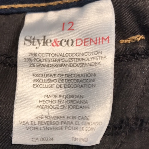 Style & Co. Denim Skinny Leg Jeans - Picture 7 of 12